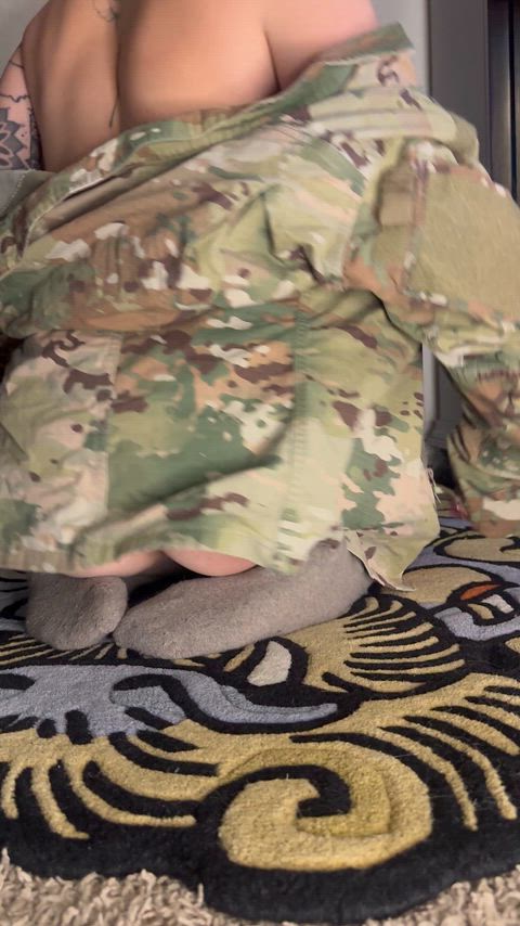 So much can hide under this baggy uniform