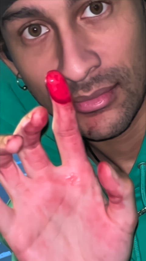 My fiancé cuts me with a razor and drains/drinks my cock blood in a ritual