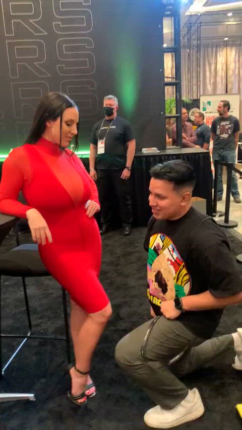 Angela White Public Spit Porn GIF by makaveli187
