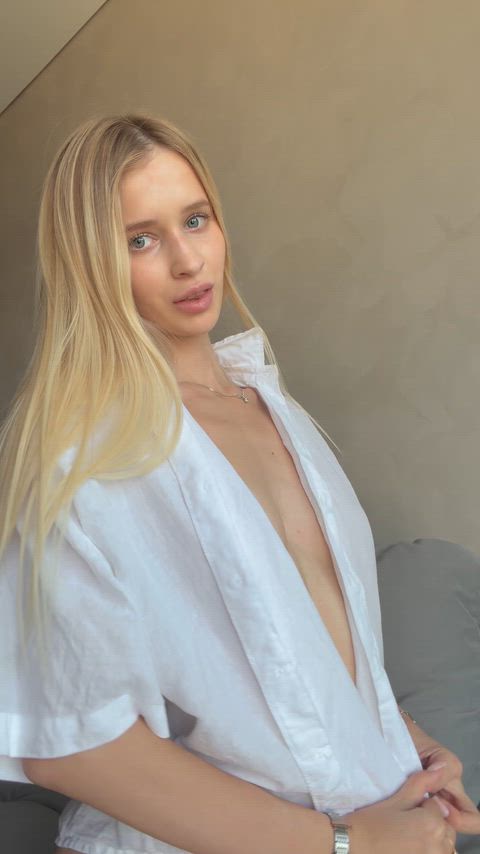 Blonde Cute OnlyFans Solo Teen Tits Porn GIF by aria_doll