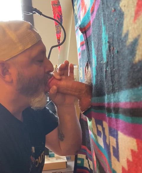 (48) This virile thick dicked stud, not only whips me up one thick creamy load, but serves my throat two sweet loads.