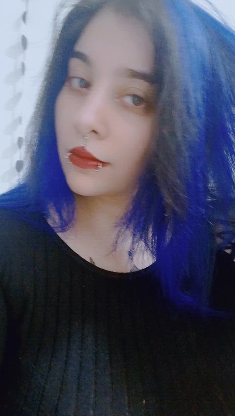 Alt Amateur Cute Domme Femdom Goth Latina OnlyFans Raven SFW Porn GIF by raven.roth