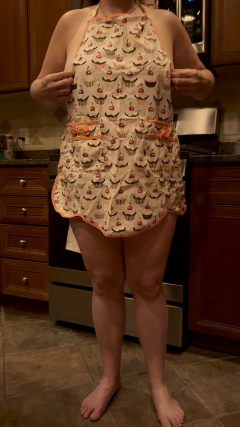 Amateur Ass BBW Booty Brunette Hotwife Kitchen MILF Pawg Tits Porn GIF by wifeywinks