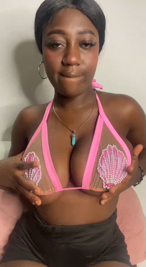 I hope my breasts make you happy