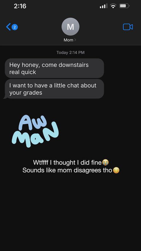 (M/S) "Talking" about grades