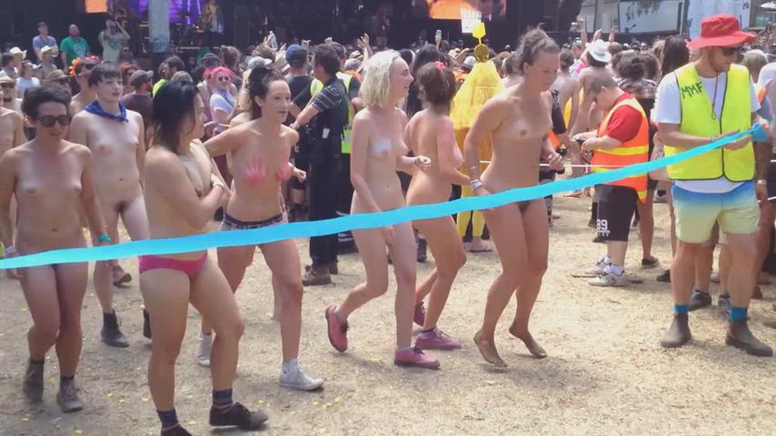 Ass Australian CFNF CMNF Hairy Pussy Public Topless Porn GIF by swap89