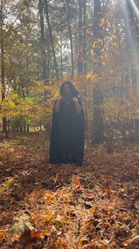A witch catches you in her woods and slowly approaches, eyes gleaming. What’s your next move, traveler?