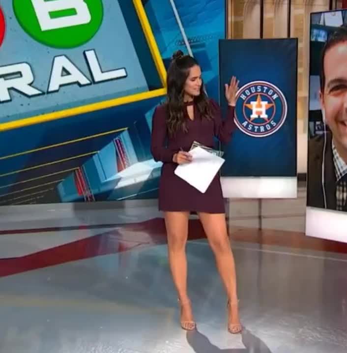 Lauren Shehadi showing off her sexy legs