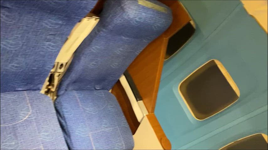 Step sister in the airplane