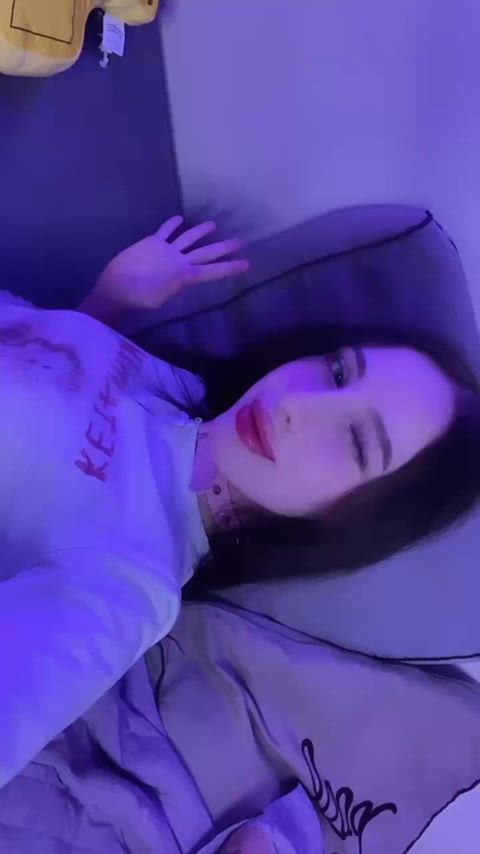 Amateur Babe Boobs Cosplay Horny Hottie NSFW Natural Tits Selfie Work Porn GIF by maariii