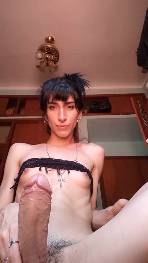 Do huge girl cocks turn you on?