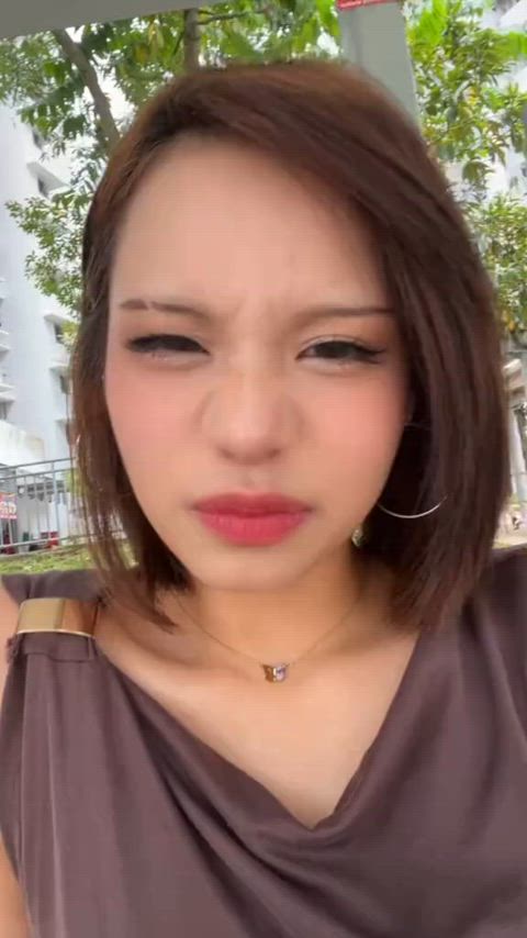 Showing us her thighs