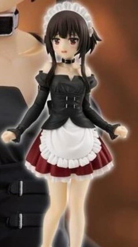 naked Megumin do blowjob, undress ai, NSFW.