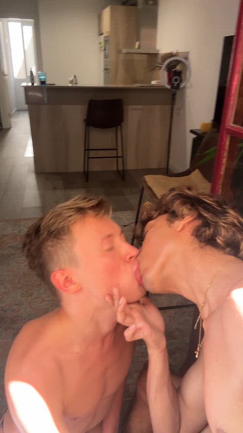 I'm sucking my friend's dick on the balcony. How do you feel about public sex?