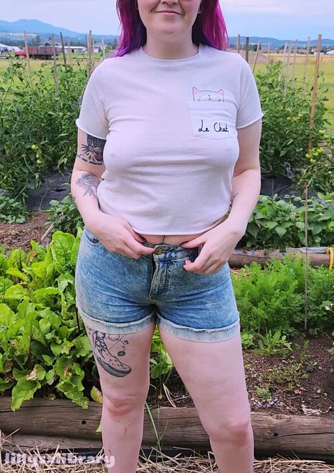 Be honest, would you fuck me in full view of the neighbors?