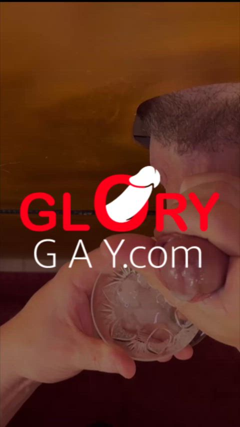 Huge Load Blasts Into the Cum Chalice… But He Still Wants to Swallow. The stranger’s fat cock erupts again and again into the waiting sperm chalice – yet the hungry sucker just can’t resist taking it all himself in the en thumbnail