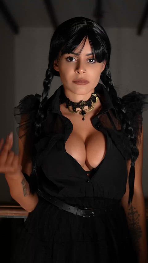 Busty Wednesday (AdventureJuntos) [Addams Family]
