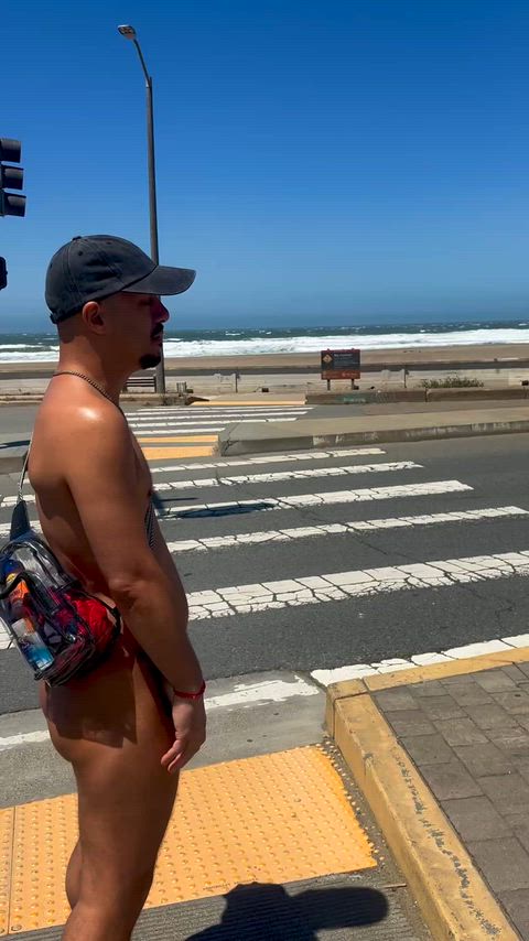 Exhibitionism Exhibitionist Gay Nudist Porn GIF by swirl0831
