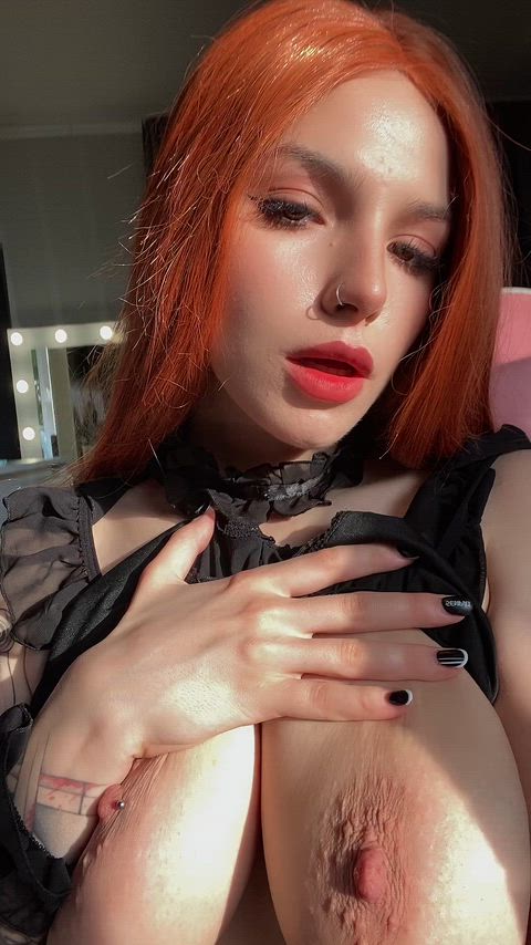 My nipples need to be licked... will you lick them too