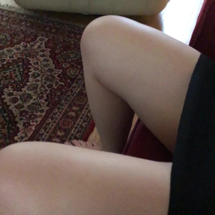 Hands wander up my skirt!