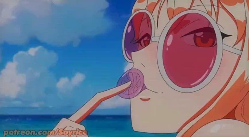 Nami enjoys a steamy vacation
