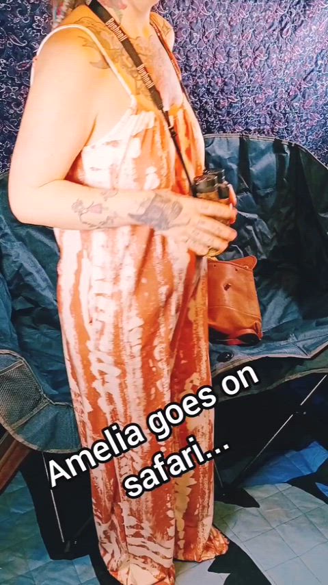 Amelia-Marie goes on "safari"
