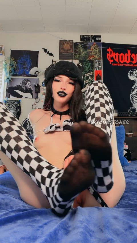 Big Clit Clit Clit Rubbing Emo Fat Pussy Goth Hairy Pussy Pussy Pussy Lips Tight Pussy Porn GIF by therealfeetiecutie