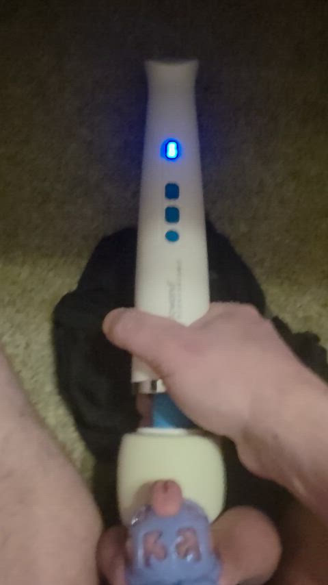 Never thought I could cum this much while caged so tightly!