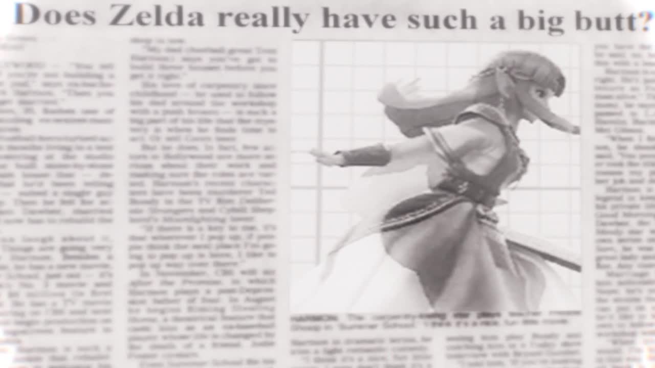 Zelda disagrees with news that she has a big butt! {Video w/ Sound, 3D/SFM} - imbapovi