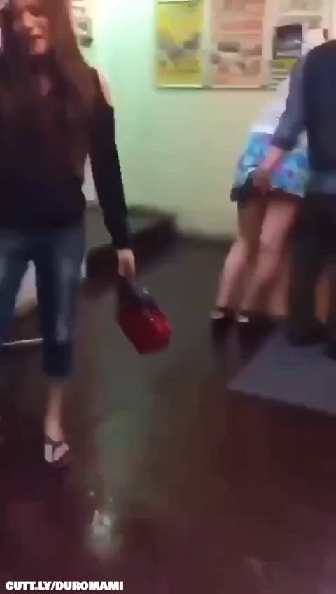 Amateur Ass Groping Public Skirt Slut Trashy Trashy Boners r/CaughtPublic Porn GIF by duromami