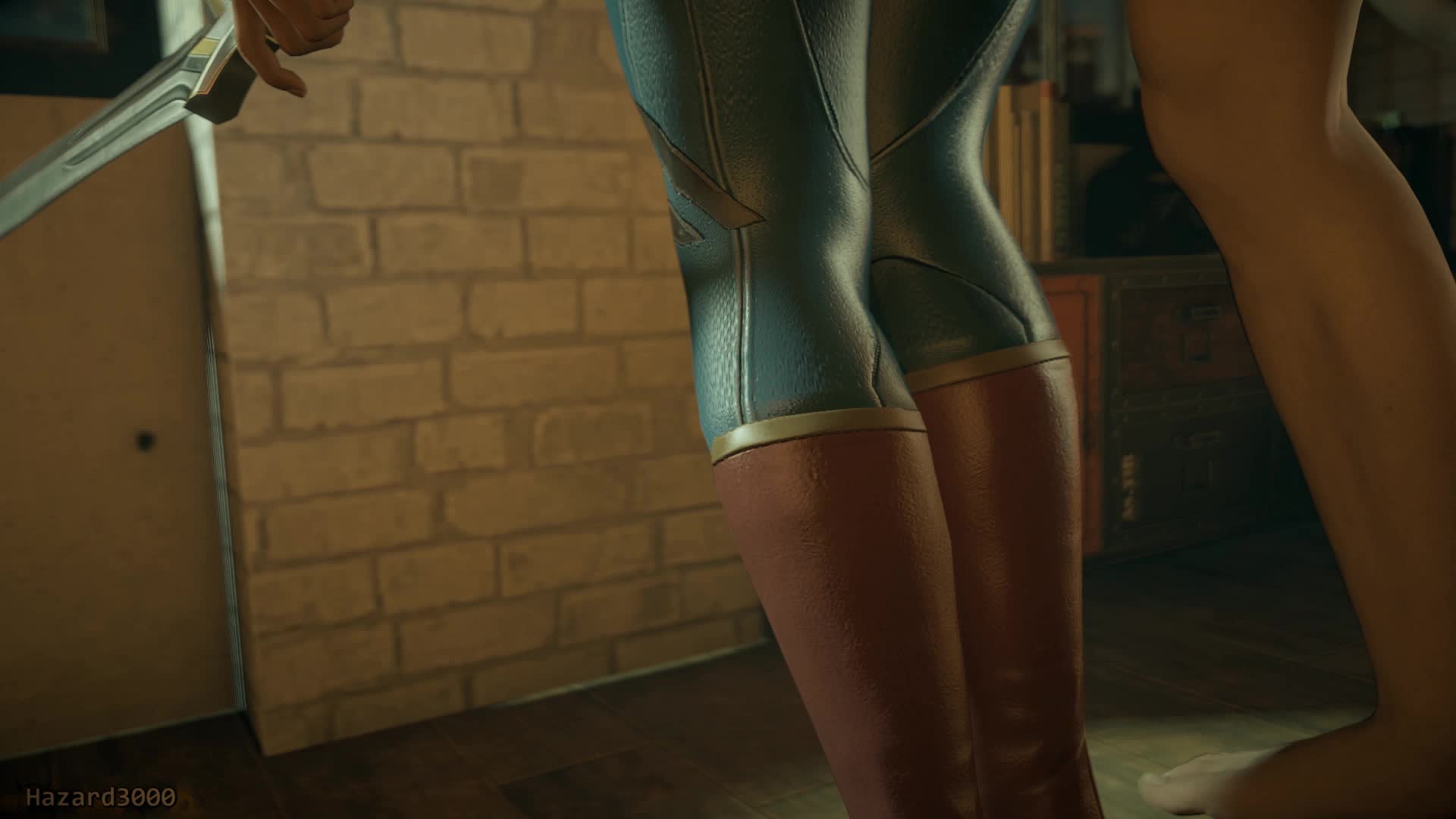 Wonder Woman fucked in the butt,