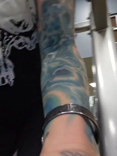 Pov gym close up