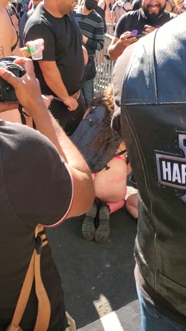 Public Blowjob at an Erotic Festival
