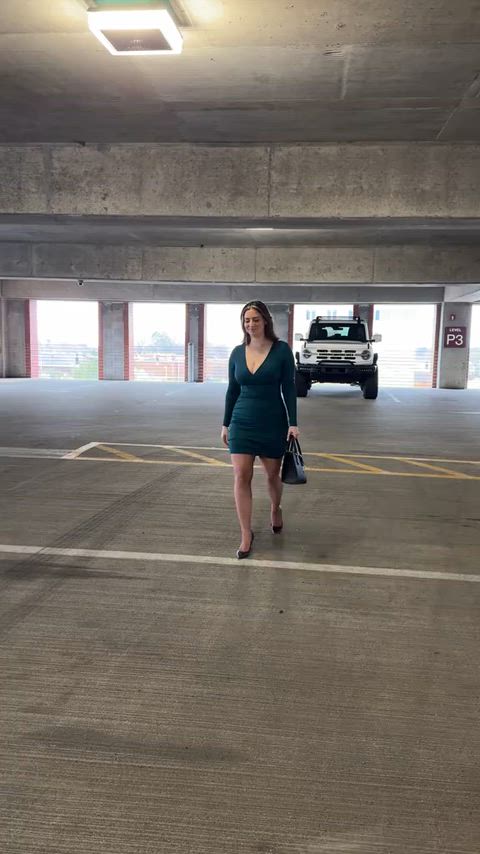 Just enough dress to make you imagine the rest