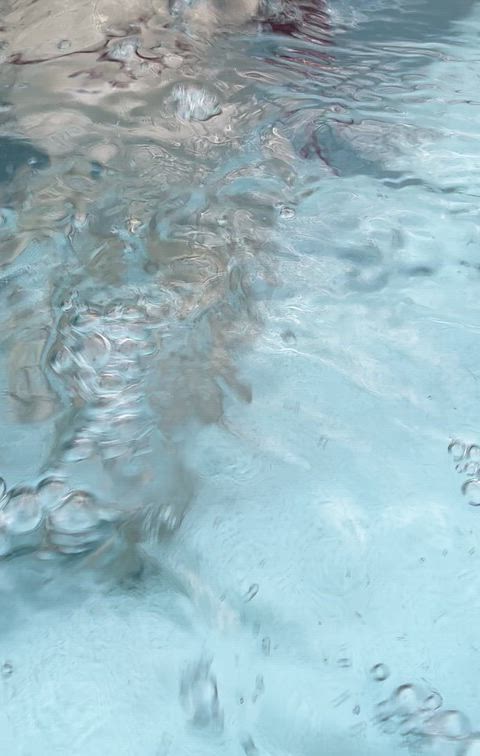 Would love to wear just the plug to the pool area, but rules are rules.