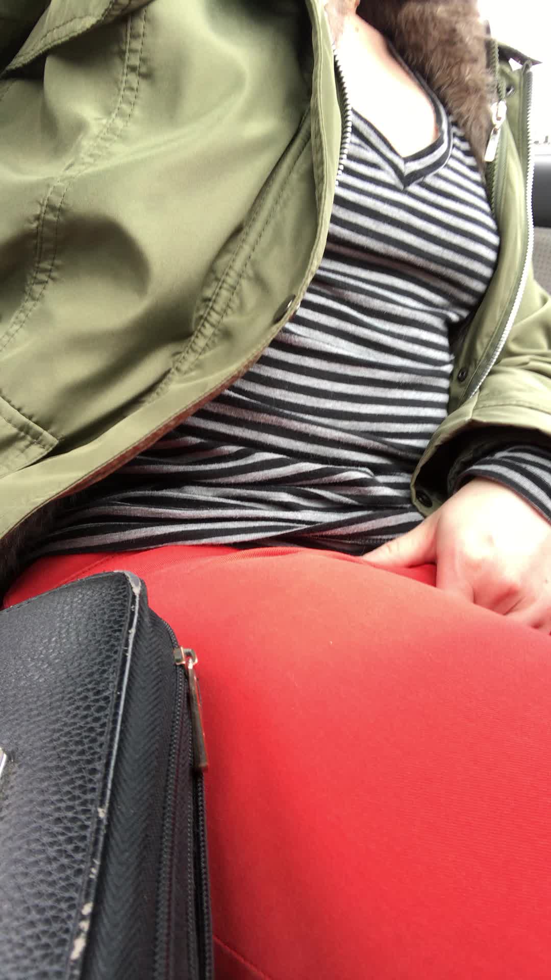 In a busy grocery store parking lot, vibrator in my panties. do i dare turn it on again when i go inside?