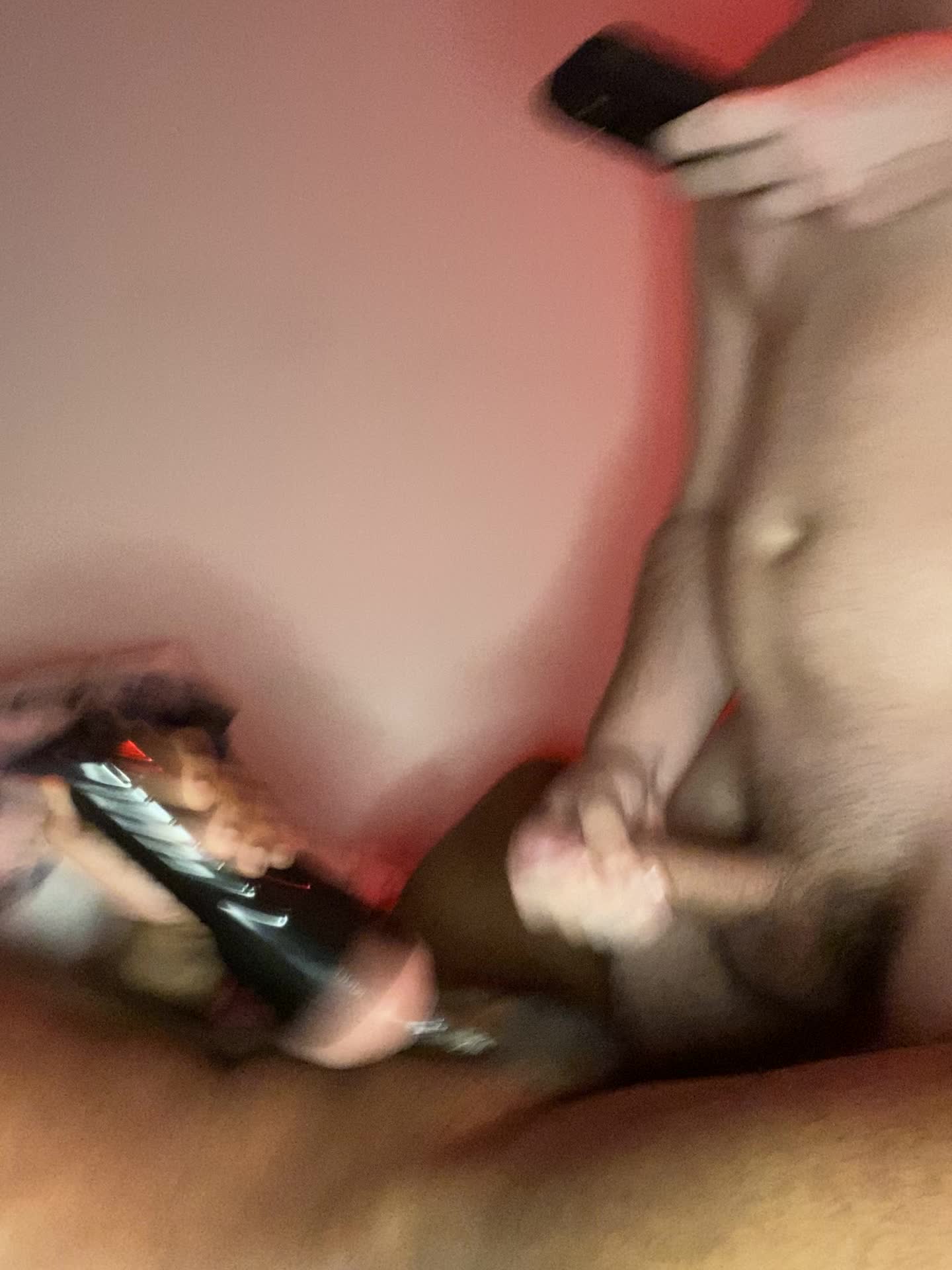 He wasn’t satisfied with just cumming IN me. So he made me wait 🤤