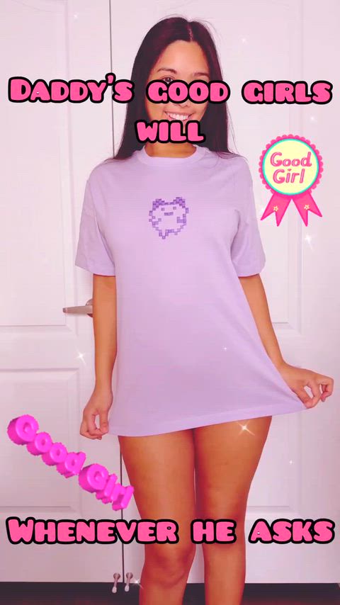 Be a good girl for daddy princess!