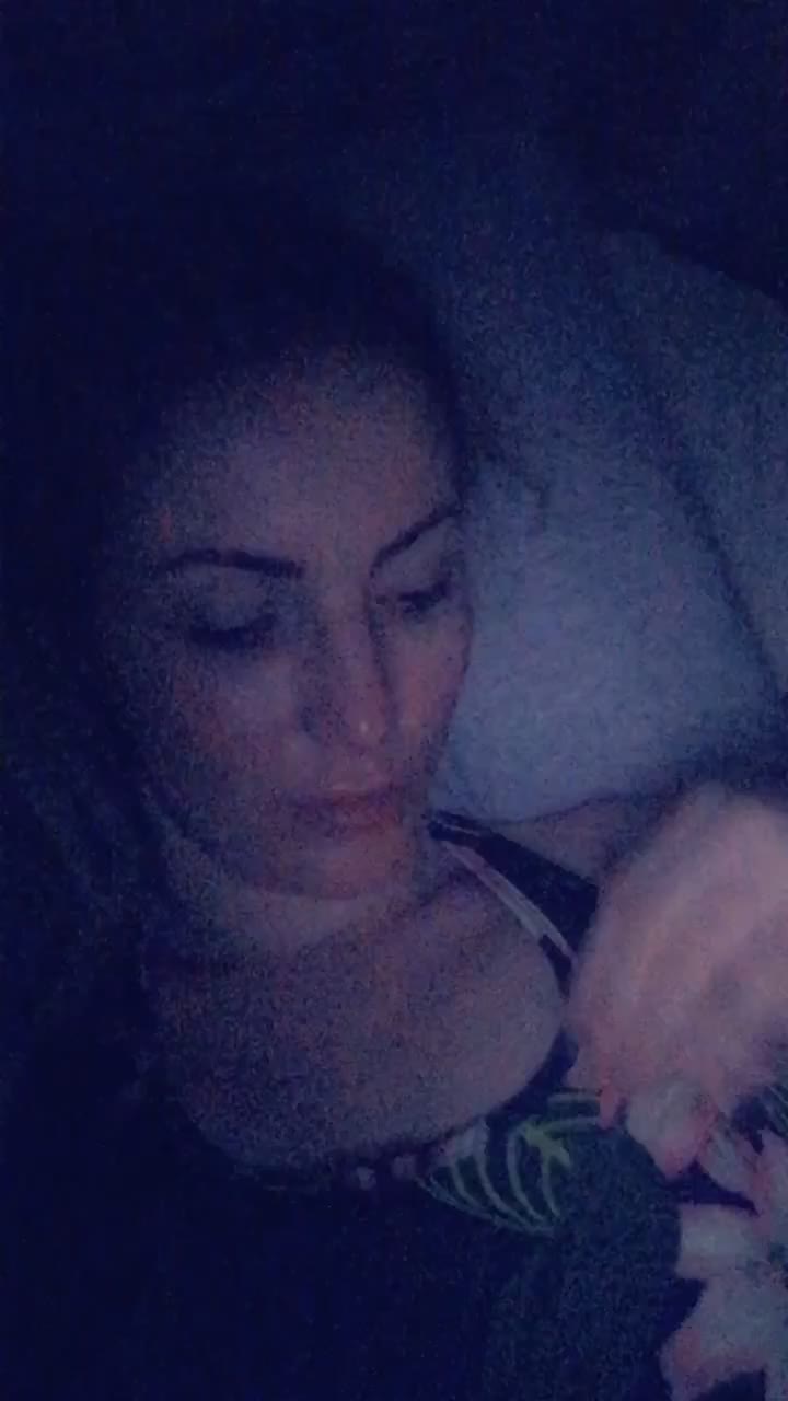 Goodnight titties in bed.