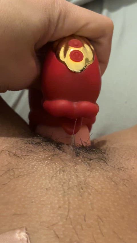 You can run your tongue over here.