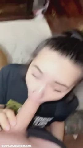 18 Years Old Amateur Big Dick Blowjob Cock Cock Worship Petite Sucking Teen Porn GIF by duromami