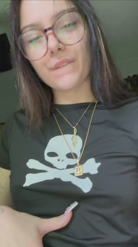 would u suck on my pierced tits?