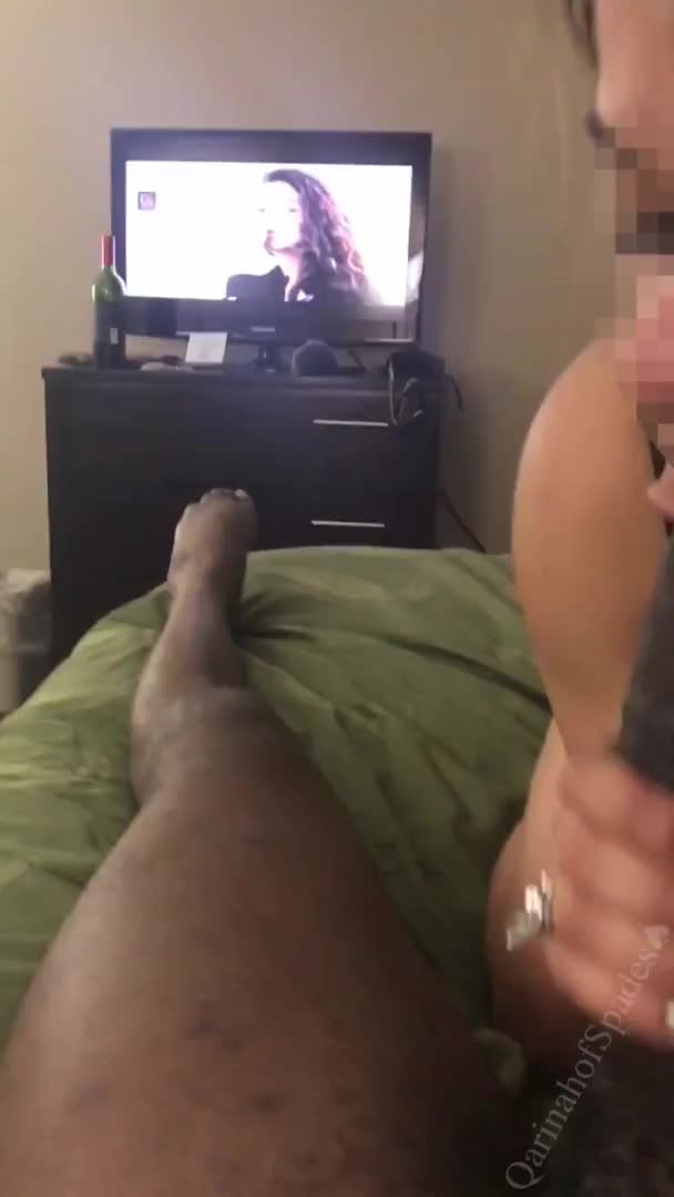 My GF loves to humiliate me with his massive BBC