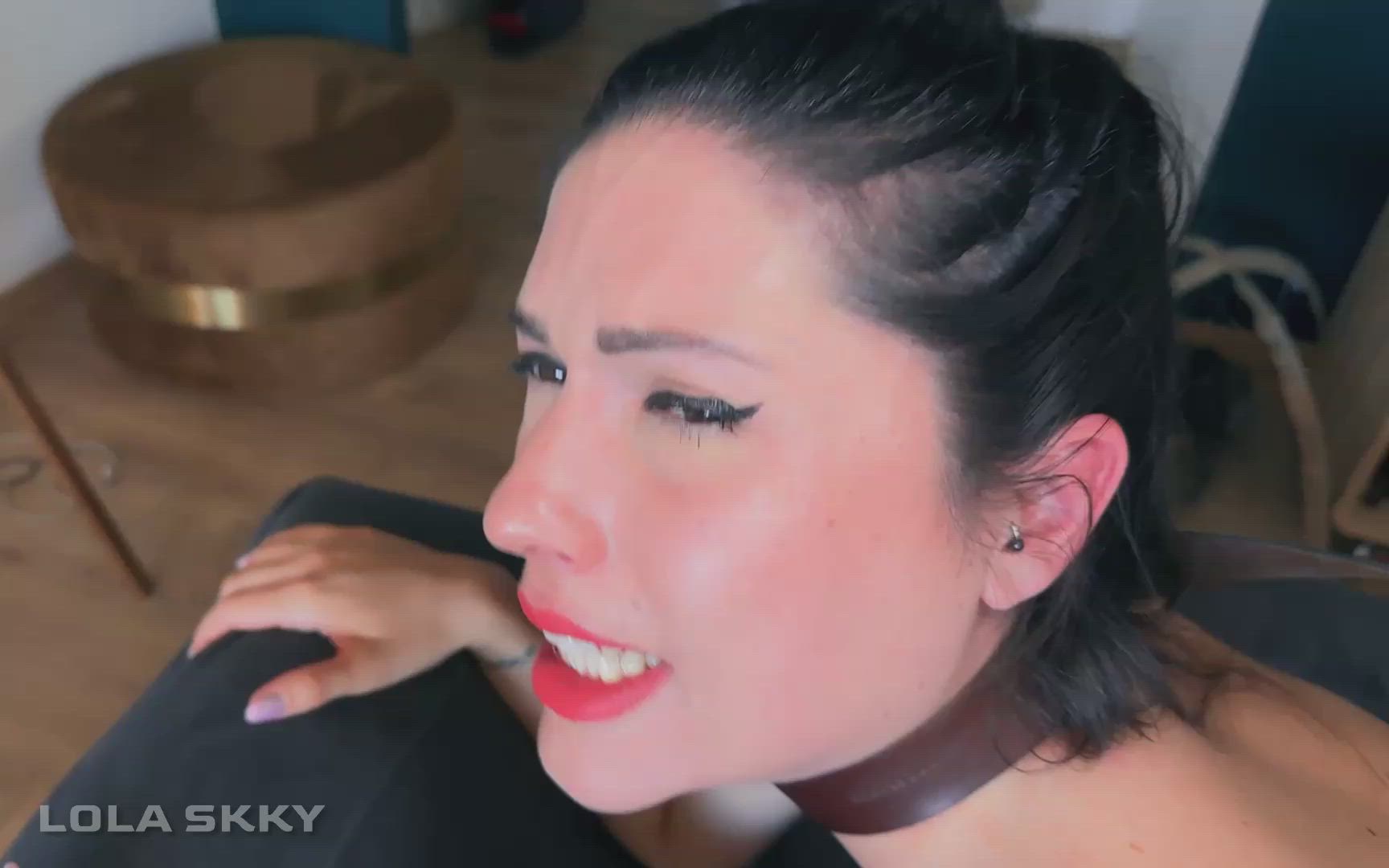 Leashed and ass fucked