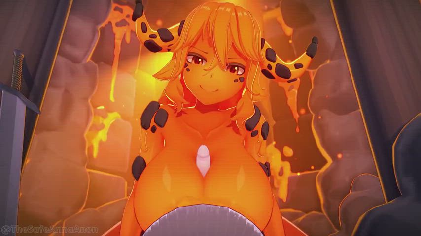Magma slime girl (anna anon)