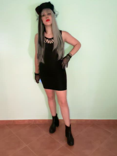 What do you think about your boss’s perfect legs, how incredible that dress looks on her, and how impossible it is not to obey in her presence?