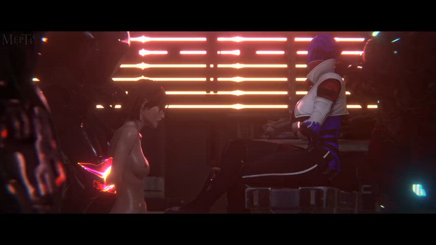 Once a respected galactic soldier, Commander Shepard's mission failed with her as nothing more than a cumdump for her opposition. (MEPT44)