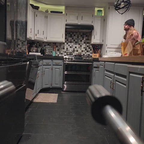 Im always naked at home and the girls that lives behind me watches me all the time