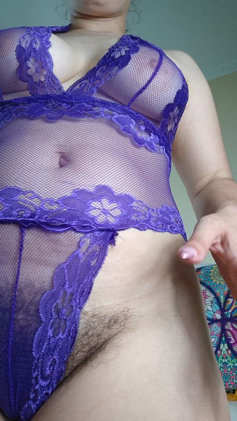 are you happy to see a bush hiding under my lingerie?