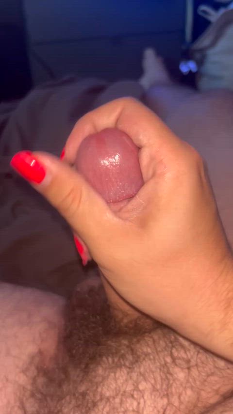 [30] Edged this Redditor until I milked a huge load out of his fat uncut cock 🥵💦